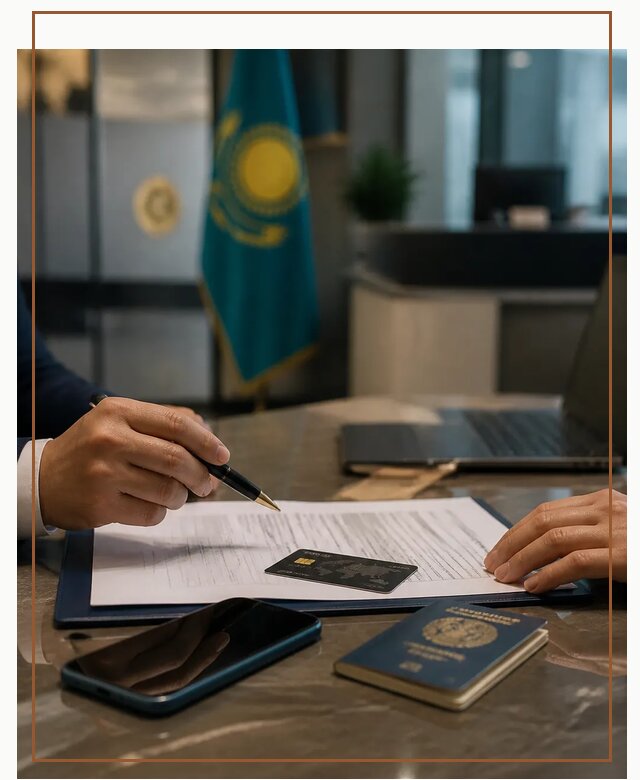 Открытие счета и банковской карты в Казахстане в Сарове
